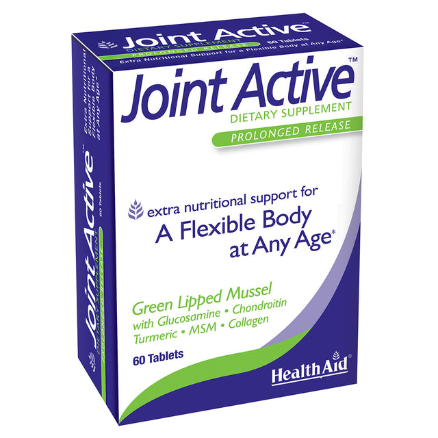 HealthAid JointActive Joint Support with Glucosamine & Green Lipped ...